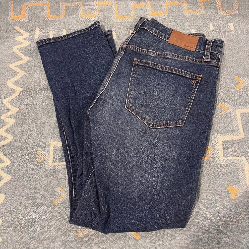 madewell cruiser straight jeans - 14.5" across waist
